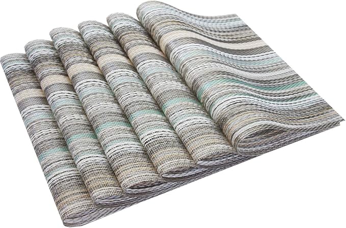 PIGCHCY Stylish Placemats for Dining Table Set of 6, Thicker and Tighter - Image 4