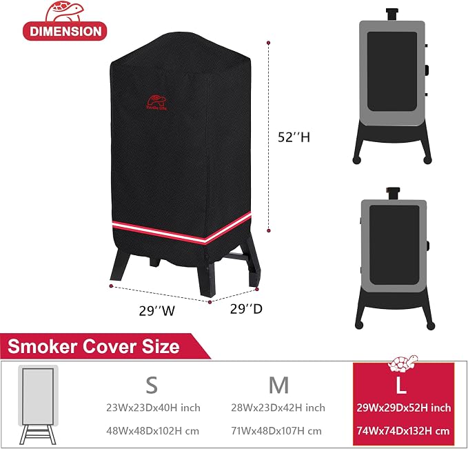 Turtle Life Smoker Cover for Pit Boss Copperhead 5-7 Series Vertical Pellet - Image 2
