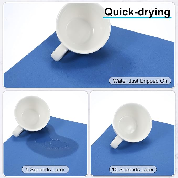 uxcell Silicone Mats for Kitchen Counter, 35.4" x 23.6" Non-Slip Countertop - Image 4