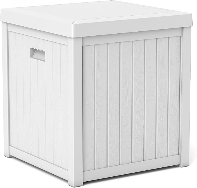 ZYJOYY 51 Gallon Resin Deck Box, Outdoor Storage Box Waterproof - Image 2