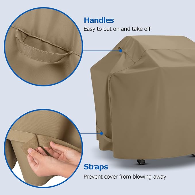 SunPatio Grill Cover 55 Inch for Outdoor Grill, Heavy Duty BBQ Cover - Image 7