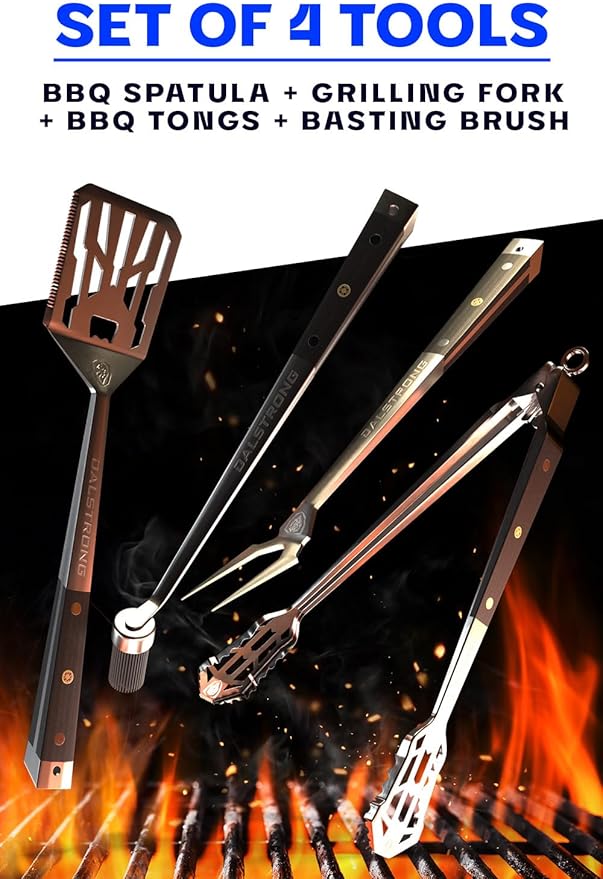 DALSTRONG 4-Piece Professional BBQ Pitmaster Grill Set - Image 4