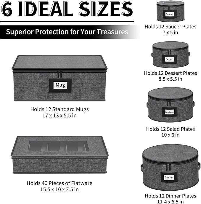 Aokeyee China Storage Containers- 6 Piece Set Hard Shell Moving Box - Image 2