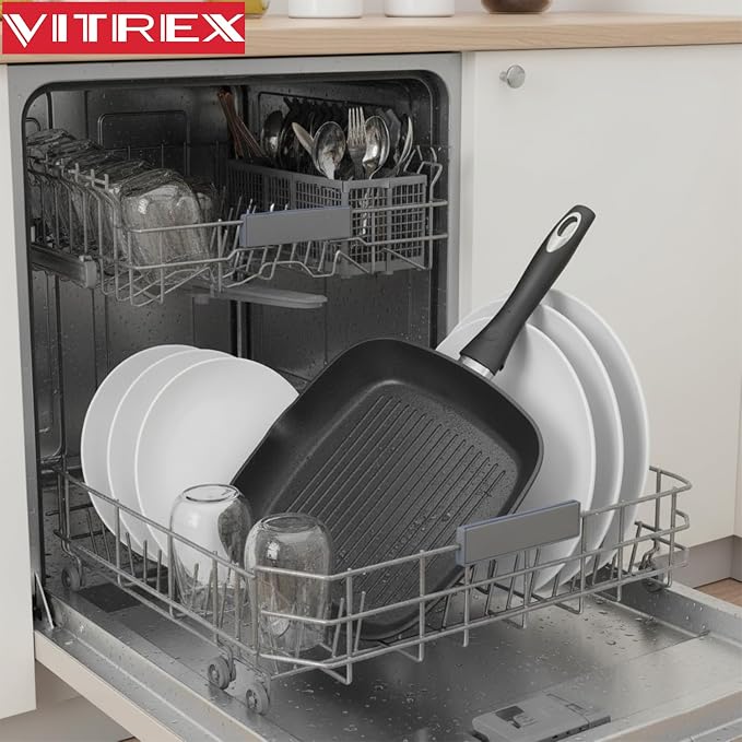 VITREX Nature 11-Inch Forged Aluminum Grill Pan - Image 5