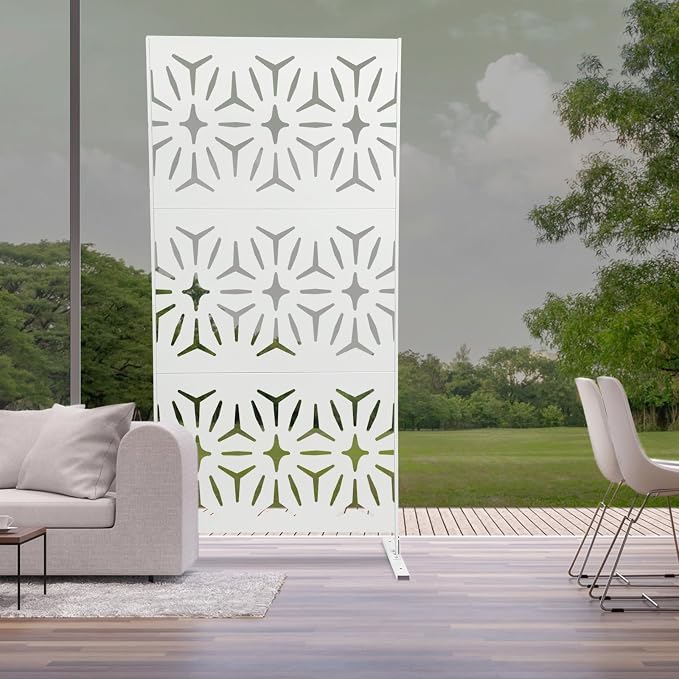 75" H×35" W Decorative Outdoor Privacy Screen - Image 3
