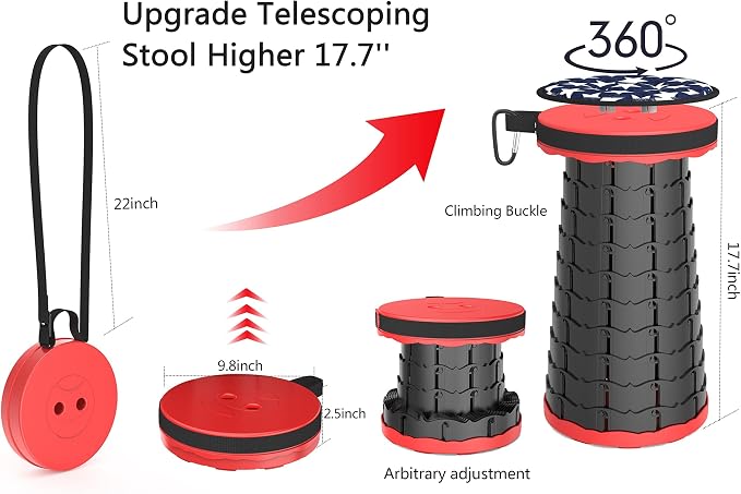 ALEVMOOM Telescoping Stool - Image 3