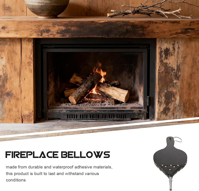 Wood Fireplace Bellows: Hand Crank Air Blower - Image 7