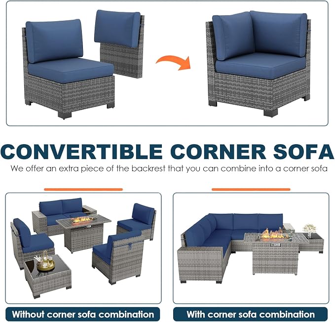 7 Piece Patio Furniture Set - Image 5