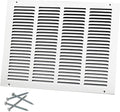 16"W x 12"H Steel Return Air Grille, Air Return Vent Cover by Howeall