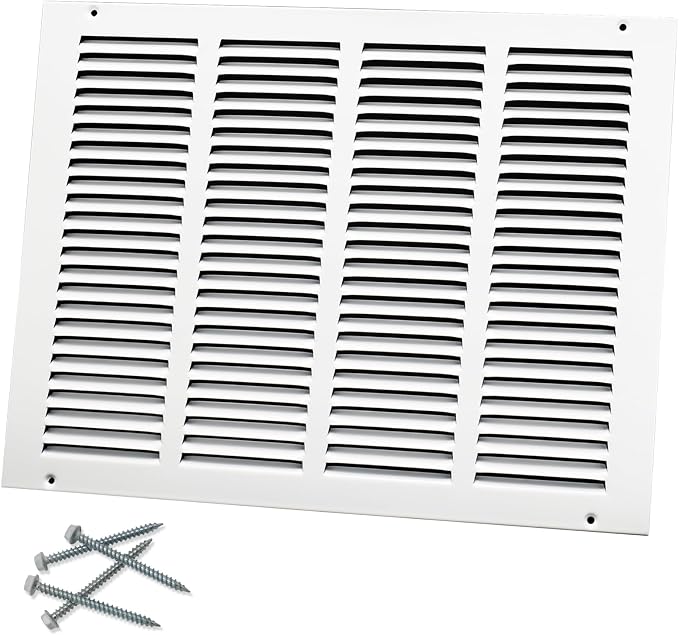 16"W x 12"H Steel Return Air Grille, Air Return Vent Cover by Howeall