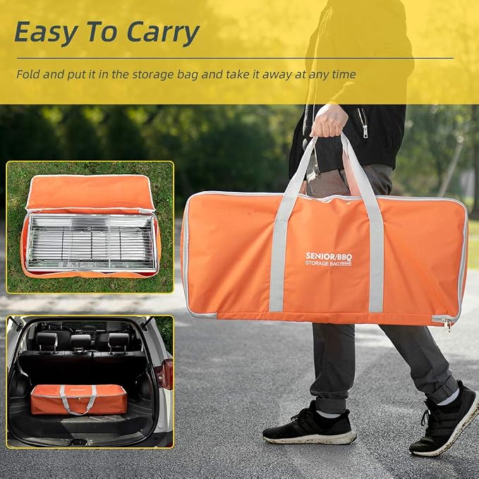 Portable Charcoal Grill, Outdoor BBQ Grill - Image 4