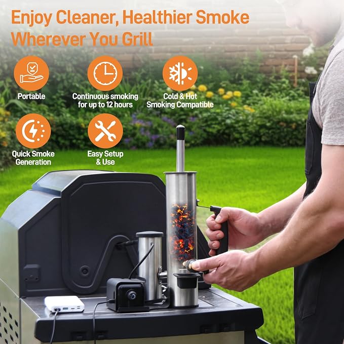2025 Portable Electric Smoke Generator, Adjustable Smoke Control & Fits 99% - Image 4