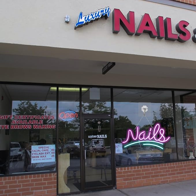 JFLLamp Nails Neon Signs for Wall Decor Neon Lights for Bedroom Led Signs - Image 6