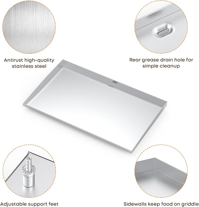 Stanbroil Stainless Steel Griddle Replacement Top - Image 3