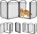 Full Metal Free Standing Dog Gate by WeLovePetsAsMuchAsYouDo