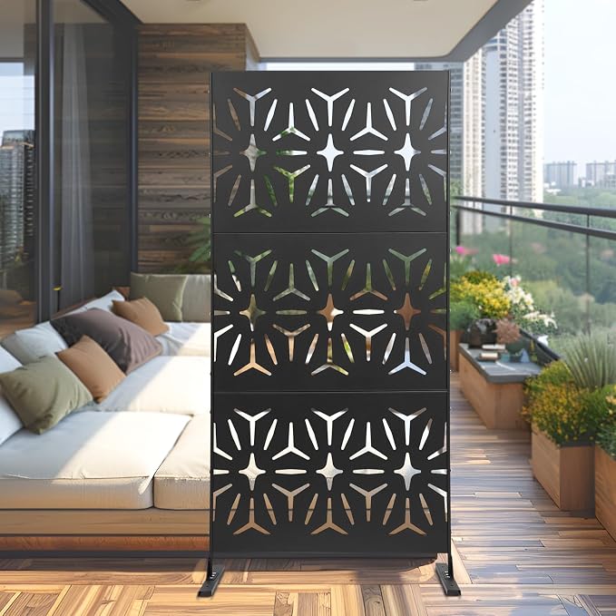 75" H×35" W Decorative Outdoor Privacy Screen - Image 4