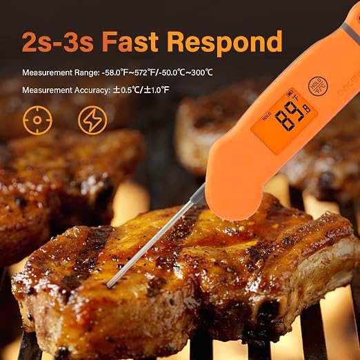 Inkbird Rechargeable Meat Thermometer IHT-1S, Instant Read Meat Thermometer - Image 2