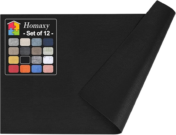 Homaxy Faux Leather Heat Resistant Placemats by Homaxy