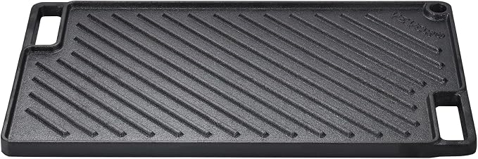 VEVOR Reversible Grill/Griddle, 17x10'' Pre-Seasoned Cast Iron Griddle - Image 9