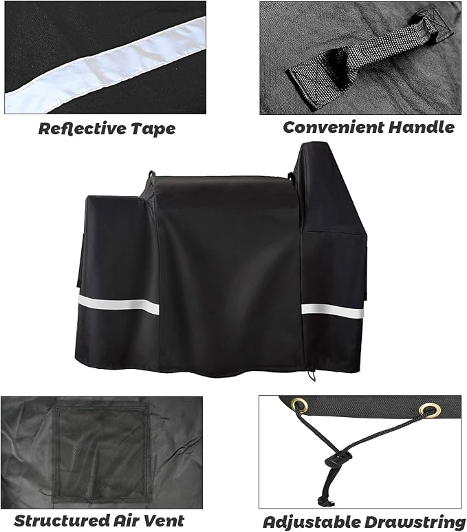 Utheer Grill Cover for Pit Boss 820 Deluxe, Pro Series 850, Z Grill 700 Series - Image 6