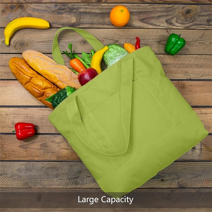 TOPDesign 1-Pack Canvas Tote Bag - Image 4