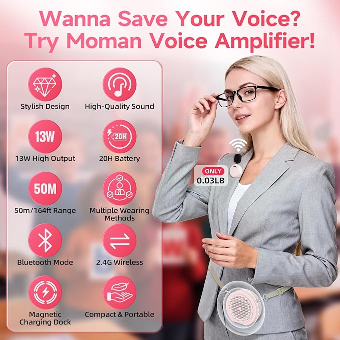 Moman Wireless Voice Amplifier - Image 2