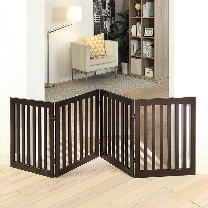 unipaws 24" H Free Standing Pet Gate - Image 3