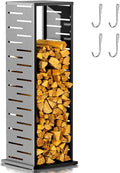 4ft Firewood Rack Outdoor, Fire Wood Rack Log Holder by Outdoorchairs