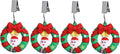 TwoFish Home Set of 4 Xmas Garland Tablecloth Weight Clamps Xmas Garland by TwoFishHomeFashionLLC