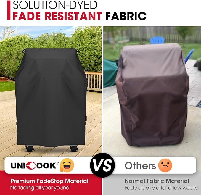 Unicook 2 Burner Grill Cover 32 Inch, Outdoor Small BBQ Cover - Image 3