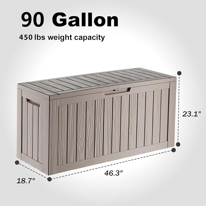 90 Gallon Outdoor Storage Box - Image 2