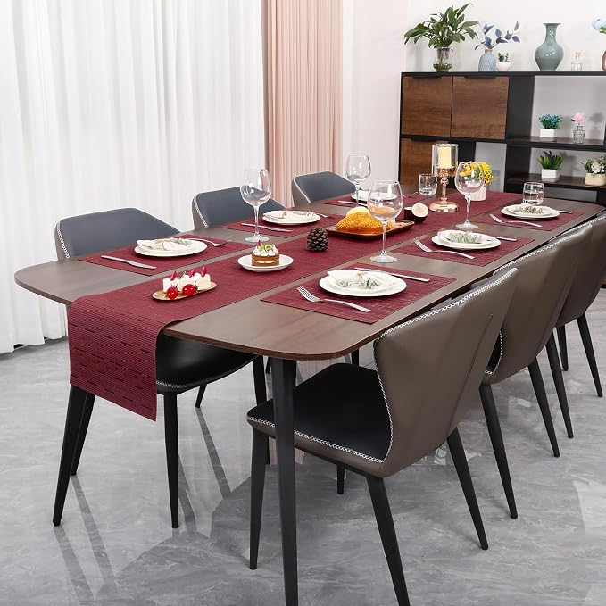 Myir JUN Table Runner, Vinyl Table Runner Indoor 72 Inch Long Arbitrarily - Image 4