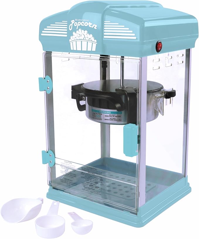 West Bend Stir Crazy Movie Theater Popcorn Popper, Gourmet Popcorn Maker Machine - Image 2
