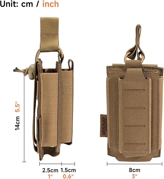 EXCELLENT ELITE SPANKER Tactical Open-Top Single/Double/Triple Molle Mag Pouch - Image 2