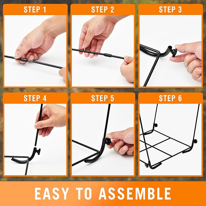 CAMPFIRE Trash Bag Holder Fits 30-45 Gallon Bags, Portable to Use Leaf Bag - Image 4