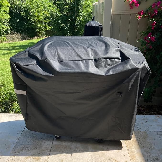 Pellet Grill Cover for Camp Chef Smoker, Cover Upgraded Full-Length Heavy Duty - Image 8