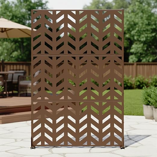 Casaphoria Metal Privacy Screen Outdoor by Casaphoria