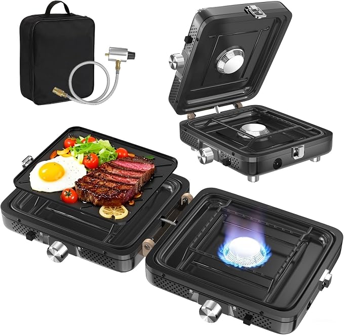 Camping Stove - 2-Burner Propane Camp Stove by Unknown