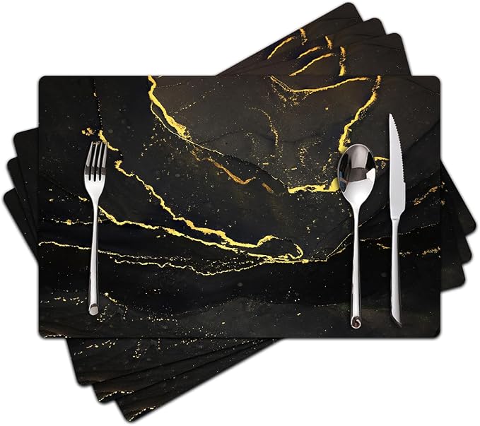 Marble Placemats Set of 4 by Unknown