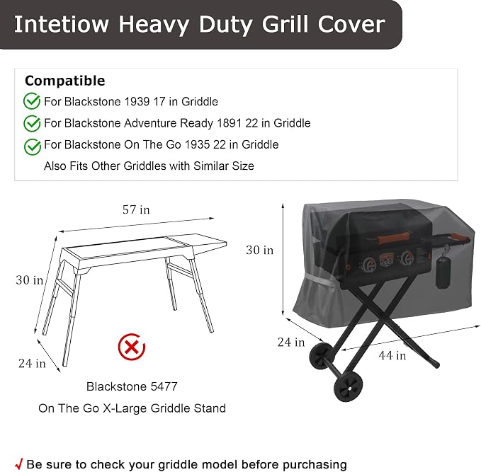 Griddle Cover for Blackstone 22 in Griddle - Image 2