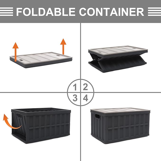 Citylife 64L Collapsible Storage Bins - Image 7