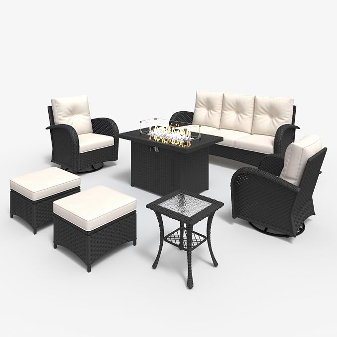 LayinSun 7 Pieces Outdoor Patio Furniture Set - Image 2