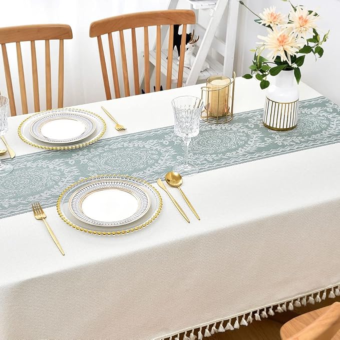 Heavy Duty Cotton Linen Table Cloth - Image 3
