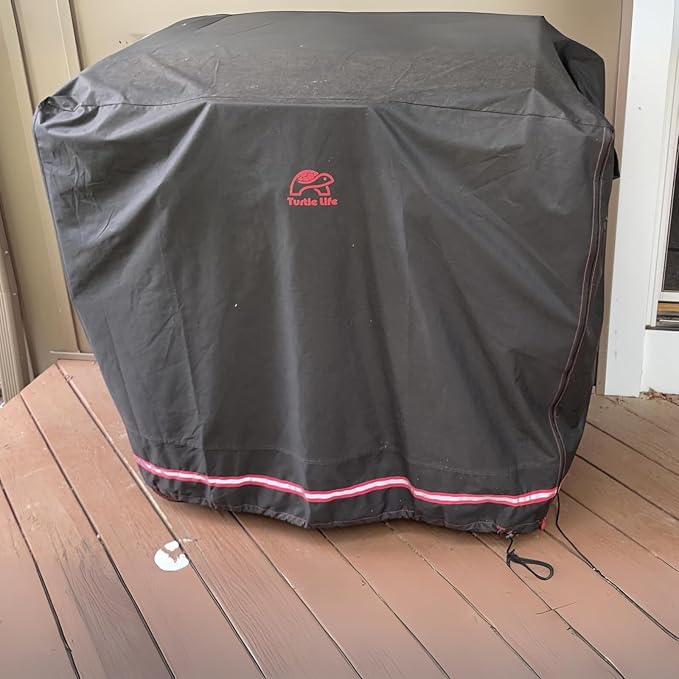 Turtle Life BBQ Grill Cover, 46 Inch Heavy Duty Waterproof Barbecue Gas Grill - Image 6