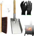 Fireplace Ash Shovel and Brush Set, by Unknown