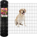 Black PVC Coated Welded Wire Fence 36 Inch x 50 Foot, 2 Inch x 4 Inch 14GA by FOREHOGARGARDEN%EF%BC%86HOME