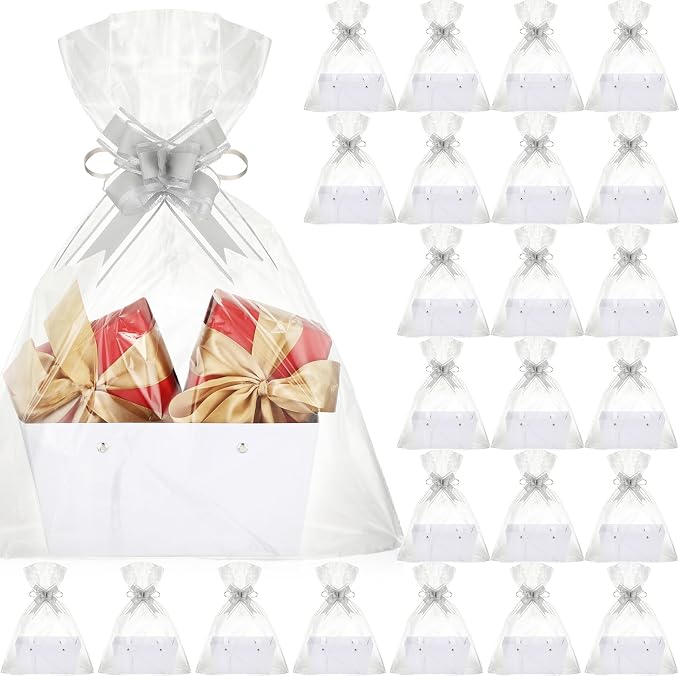 PerKoop 24 Pack Baskets for Gifts Empty Bulk 6.5 x 9.8'' Thick Kraft Gift Basket by PerKoop