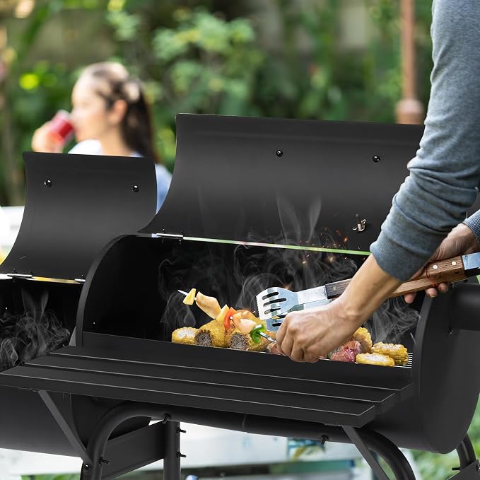 VINGLI Barrel Charcoal Grill - Image 7