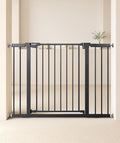 29.5-46" Extra Wide Baby Gate for Stairs, Dog Gate for Doorways, Walk Thru Auto by PLZOIT-Baby