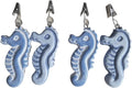 TwoFish Home Set of 4 Sea Horse Resin Tablecloth Weights Clips Sea Horse by TwoFishHomeFashionLLC